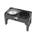 thumbnail image 3 of Cuencos elevados para perros, cuenco doble elevado de acero inoxidable para perros con soporte ajustable, cuenco de comida lenta de 4 alturas para comida y agua para mascotas y gatos, 3 of 5