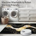 thumbnail image 5 of ODIKA 8'x10' Machine Washable Non-Slip Area Rug, Contemporary Elegant Fluid High Traffic Rug, Black, 20286, 5 of 7