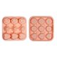 thumbnail image 1 of Enrejado de hielo, bandeja de cubitos de hielo, bandejas de hielo Bandeja de corazón de rosa Moldes de fácil liberación Moldes de silicona para máquina de hielo de 9 cavidades de grado alimenticio Fác, 1 of 5