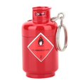 thumbnail image 1 of Encendedor de cigarrillos con forma de tanque de gas portátil, innovador y de moda, para regalo de hombre (rojo), 1 of 8