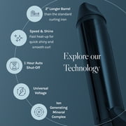 Bio Ionic Long Barrel 1.5 Curling Iron for Long Hair, Adjustable Heat