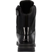 Rocky Cadet 8 Black Side Zip Public Service Boot, Black, Size 12.5(M)