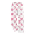 thumbnail image 4 of QLEICOM Pajama Pants Women,Winter Pants for Women,Women Fleece Pajama Pants Capri Length Drawstring PJs Bottoms Sleep Lounge Pants with Pockets, 4 of 5