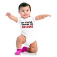 thumbnail image 4 of My Uncle Thinks Im Awesome Romper Boys or Girls Infant Baby Brisco Brands 24M, 4 of 7