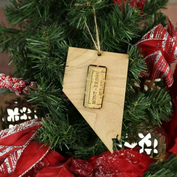Torched Nevada Wine Cork Holder Ornaments Christmas Tree Hanging Cork Decor