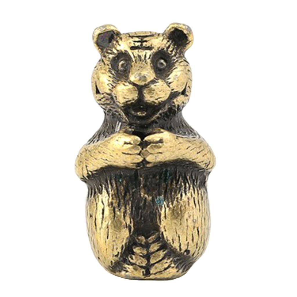 Lucky Fortune Fengshui Ornaments Pure Brass Zodiac Animal Statues Incense Holder 