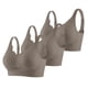 thumbnail image 1 of Brasier Mujer conjunto de 3 Piezas de Sujetador Deportivo sin Costuras y Cómodo para Mujer, con Soporte Ajustable, para Uso En Casa, Ocio y Entrenamiento Durante Toda La Temporada. Mediana, 1 of 3