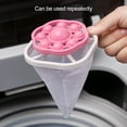 thumbnail image 6 of Sylvtty 3Pcs Washing Machine Hair Remover Floating Hair Filtering Mesh Removal Bag Laundry Clear Drain Blockage Debris Collector, 6 of 7