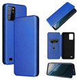 thumbnail image 1 of Compatible With Oukitel C25 Carbon Fiber Pattern Premium Flip Case With Card Holder Magnetic Closure, 1 of 5
