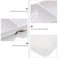 thumbnail image 3 of jojofuny Dish White for Study Room Style Shatterproof Bowls 2Pcs 1x2.8x5.7in, 3 of 7