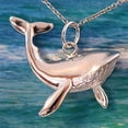 thumbnail image 4 of Unique Hawaiian Humpback Whale Necklace, Sterling Silver Hawaiian Whale Pendant, N6011 Birthday Mom Anniversary Valentine Gift,, 4 of 6