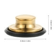 thumbnail image 2 of WHAMVOX 1Pcs Kitchen Sink Plug for Homeowners 3.3x3.3x1.4in Golden Silicone, 2 of 8