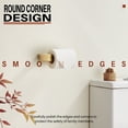 thumbnail image 3 of KOKOSIRI Toilet Paper Holder Gold Tissue Paper Dispenser for Kitchen Bathroom Washroom Toilet Roll Holder Wall Mounted Stainless Steel B2009BG, 3 of 7