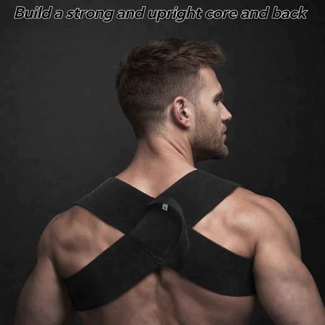 Fitness Posture Corrector Training Straps, Fitness Heavy Shoulder Straps, Open Shoulder Assist Straps Shoulders for Weight Training, Chest Straight, Bench Presses, Shoulder Training