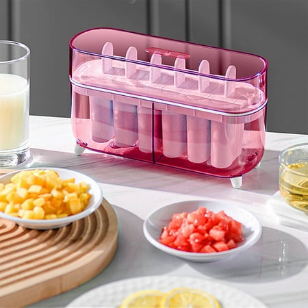 

Home Kitchen Kitchen Dining Kitchen Utensils Gadgets Popsicle Mould，Popsicle M Ice Pops Molds BPA Free Popsicle Molds Reusable Easy Release Ice Pops Make Molds 6 Pcs Silicone Pink
