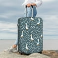 thumbnail image 7 of Susaid Goose with meadow flowers Elastic Print Elastic Washable Suitcase Cover with Hidden Zipper, Fits 18-32 Inch Luggage for Protection During Travel-X-Large, 7 of 7
