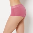 thumbnail image 2 of Culotte Shorty avec Bordure en Dentelle, Rouge Violet, 2 of 5