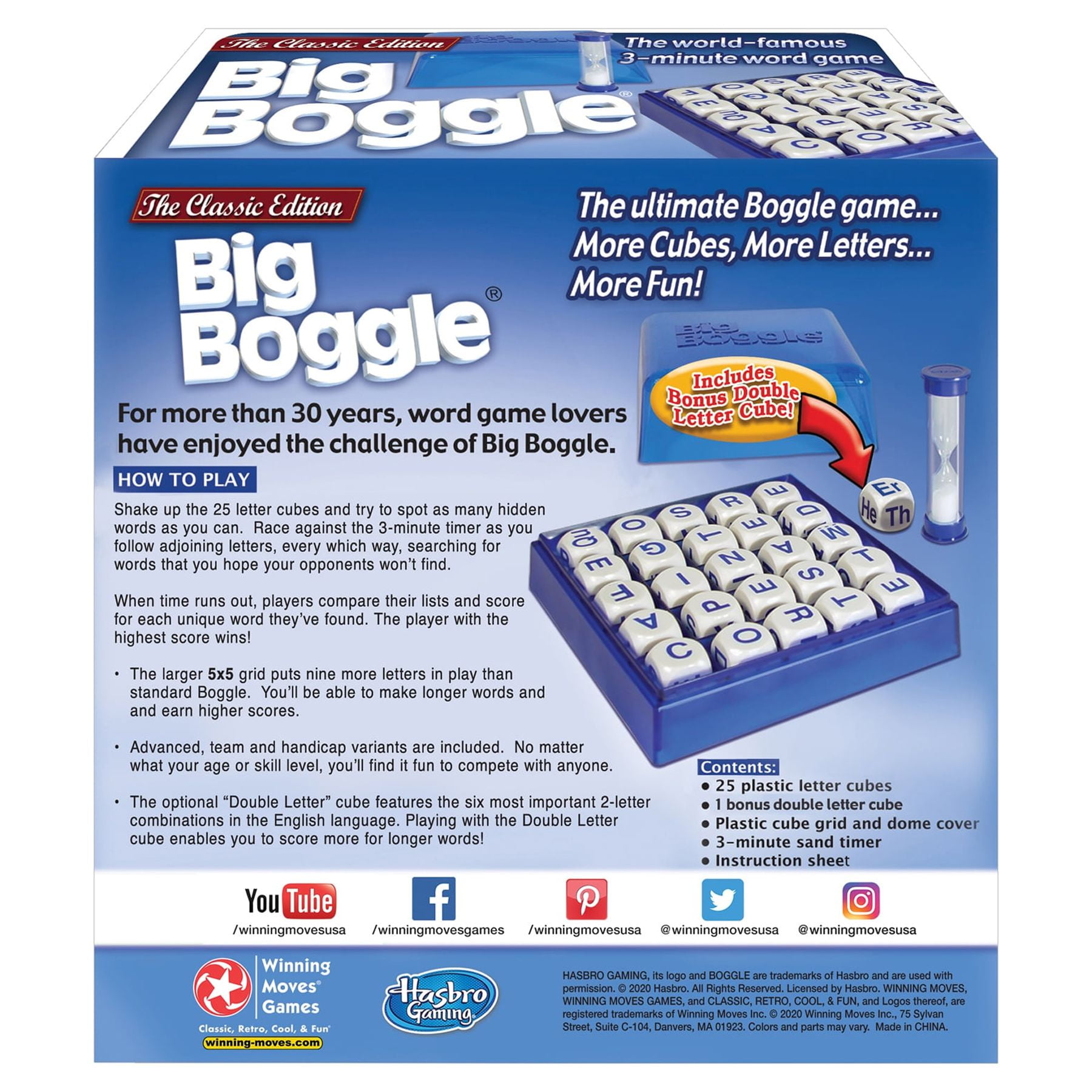 Big Boggle Board Game by University Games