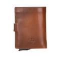 thumbnail image 2 of Palermo Smart Handcrafted Full Grain Leather Wallet & Mechanical Card Holder with RFID, 2 of 25