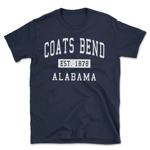 Coats Bend Alabama Classic Established Men's Cotton T-Shirt
