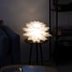thumbnail image 4 of Lámpara de rompecabezas de diseño de loto - Pantalla de luz de montaje de bricolaje - Decoración de luz flores sala de estar dormitorio - Lámpara de suspensión o de pie - blanco Ormromra, 4 of 4