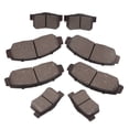 thumbnail image 2 of 8PCS Front + Rear Ceramic Brake Pads Fits 2004 2005 2006 2007 2008 ACURA TL, 2 of 6