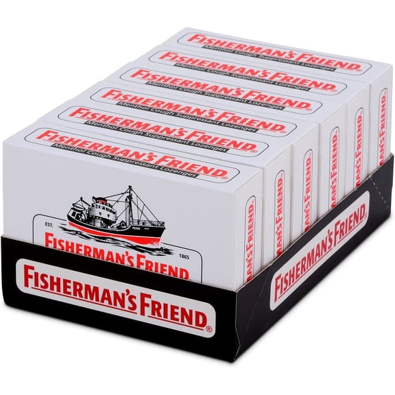 Fisherman's Friend Original Extra Strong Lozenges, Menthol, 38 Count (Pack Of 6)