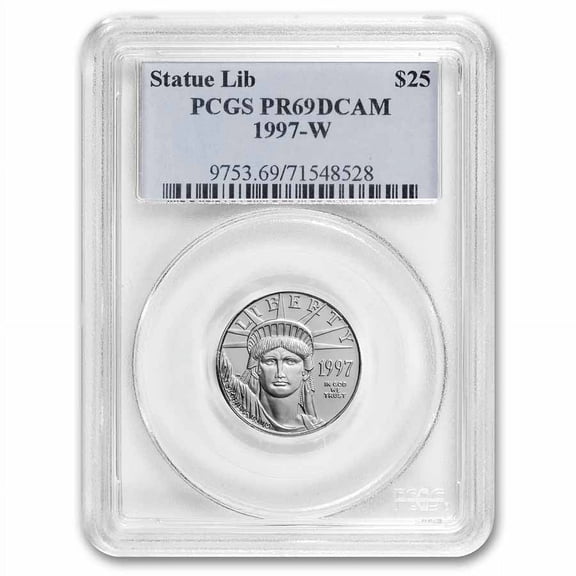 1997-W 1/4 oz Proof American Platinum Eagle PR-69 PCGS