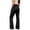 Black, variant on Girls School Uniform Flare Pant Slim Fit Bell Bottom Trousers Fitted Stretch Flare Leg Pants High Waist Casual Slacks With Side Pocket Button Fly Trouser Preppy Clothes (Purple,11-12 Years)