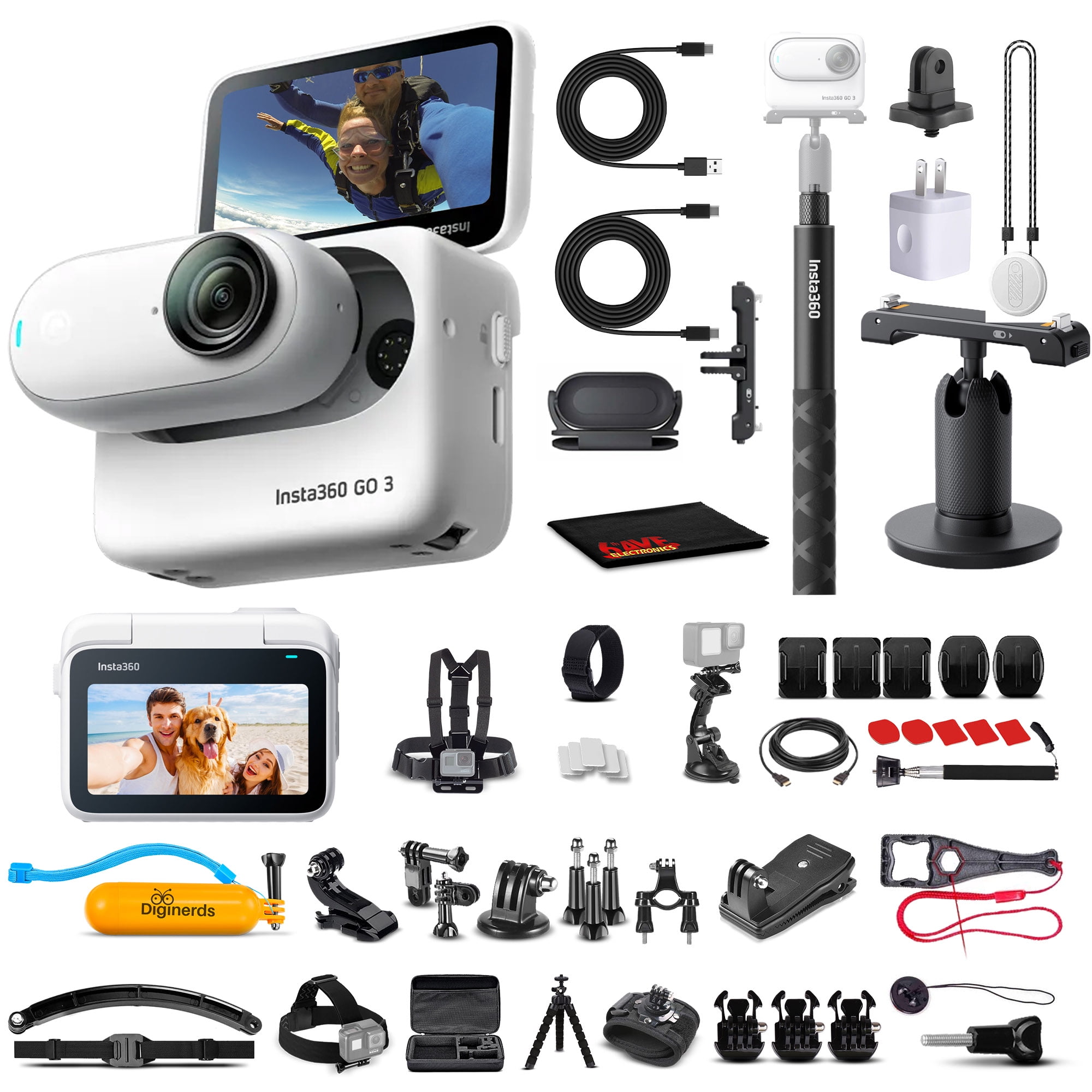 Insta360 GO3 64GB Action And Sports Vlogging Camera, Portable 