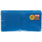 Amscan Big Party Pack Napkins 6.5" x 6.5" Royal Blue 4/Pack 125 Per Pack (610013.105)