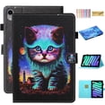 thumbnail image 1 of TECH CIRCLE iPad 10th Generation Case 10.9 Inch 2022, PU Leather Folio Adjustable Smart Stand Wallet Case with Auto Sleep/Wake Protective Covers for Apple iPad 10th Generation 10.9", Cat, 1 of 7
