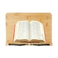 thumbnail image 4 of Soporte De Almohada Para Tableta, Soporte Portátil Para Tableta De Bambú Ajustable Para Aulas Bibliotecas Oficina Para Dormitorios Hogares, 4 of 8