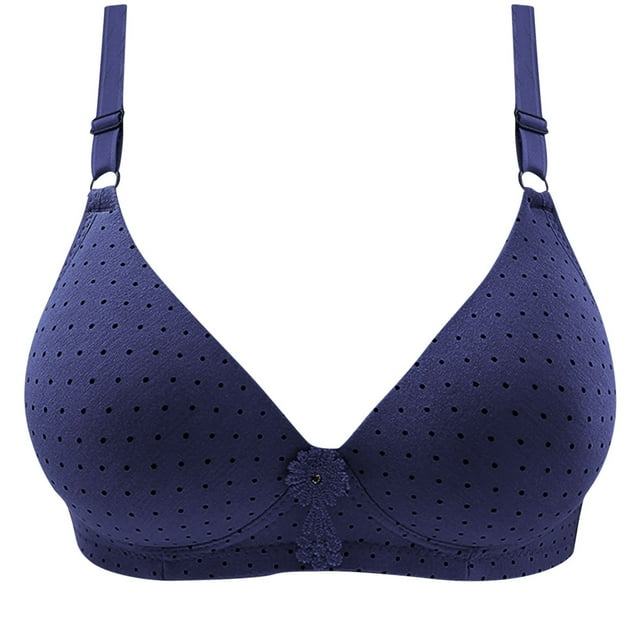 3PCWomans Embroidered Glossy Comfortable Breathable Bra Underwear No Rims