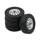 thumbnail image 1 of 4 Uds rueda neumático para D12 1/10 Rc camión coche Diy actualización repuestos accesorios, 1 of 5