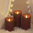 thumbnail image 4 of Velas LED sin llama en forma de pilar CANDLE CHOICE, 7,5 x 10-15 x 11,5 cm, paquete de 3, 4 of 7