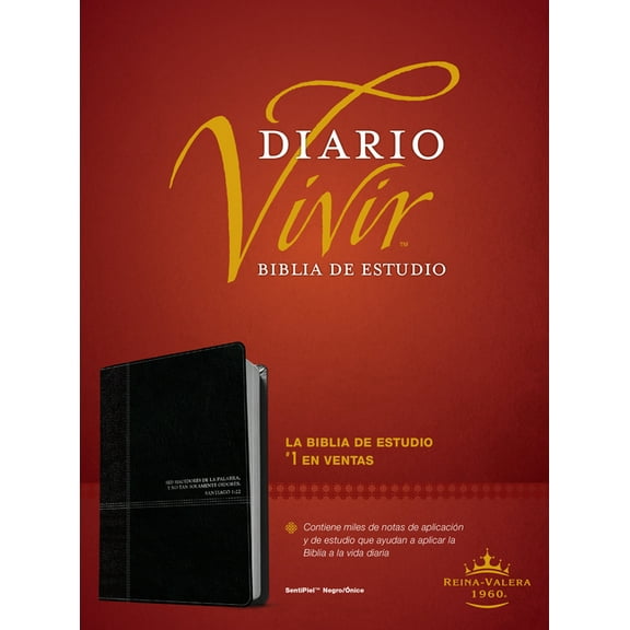 Biblia de Estudio del Diario Vivir Rvr60, Duotono, (Hardcover)