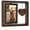 Brown, variant on LEHOZIHEQ Wooden Photo Frame, Dog Memorial Gifts for Loss of Dog, Rotating Wooden Picture Frame for 4x6 Photo, Dog Loss Sympathy Bereavement Remembrance Gift
