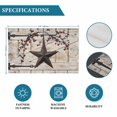 thumbnail image 6 of Texas Star Vintage Placemats Set of 4, Brown Retro Berry Beige Wooden Branches Placemats for Dining Table, Place Mats for Kitchen Tabletop, Waterproof Wipeable Dining Table Mats Set, 6 of 9