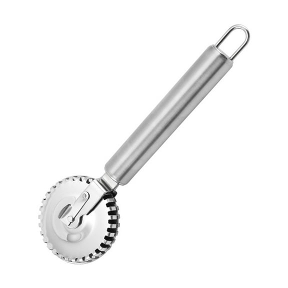 Stainless Steel Pastries Crimper Ravioli Cutter with Ergonomic Handle for Dough and Pastries Cutting Sealing Home Baking