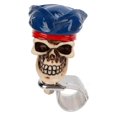 thumbnail image 1 of Skull Shape Steering Wheel Spinner 3cm Diameter Resin Turn Knob Booster for Cars Trucks Tractors Boats, 1 of 5