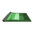 thumbnail image 2 of Ahgly Company Indoor Rectangle Abstract Emerald Green Contemporary Area Rugs, 8' x 10', 2 of 4