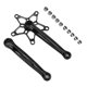 thumbnail image 3 of 130 BCD MTB Crankset, Lightweight Aluminum Alloy 170 Mm Left Right Crank Arms  For Mountain Bike ANGGREK Negro, 3 of 8