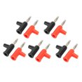 thumbnail image 1 of Conector Tipo Banana, Conector Tipo Banana De 4 Mm Tipo De Tornillo Abierto Tamaño Estándar Para Consola De Juegos Para Equipos Industriales, 1 of 8
