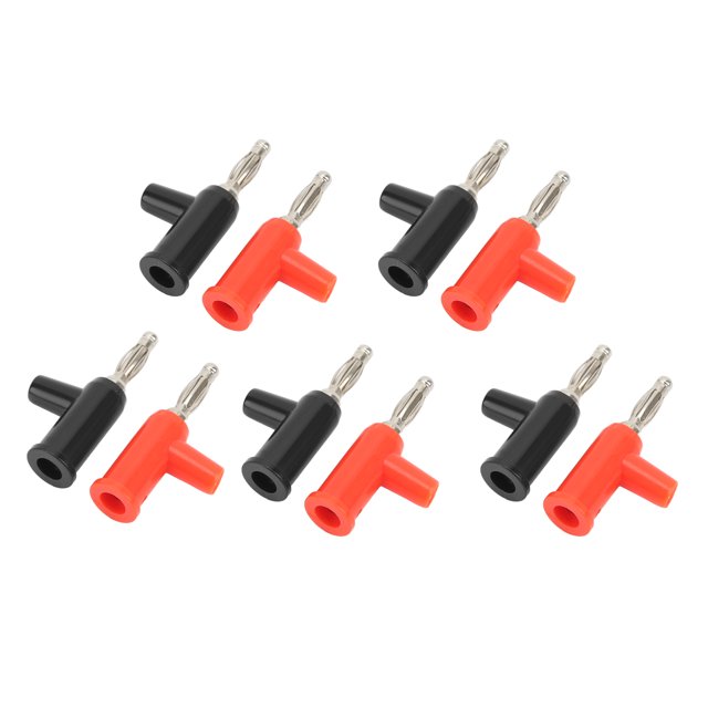 Conector Tipo Banana, Conector Tipo Banana De 4 Mm Tipo De Tornillo Abierto Tamaño Estándar Para Consola De Juegos Para Equipos Industriales