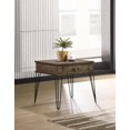 thumbnail image 5 of Topline Home Furnishings Table de bout avec 1 tiroir, chêne rustique, 5 of 5