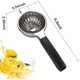 thumbnail image 5 of Exprimidor de limón de cocina de acero inoxidable con tazón exprimidor de metal sólido resistente de alta calidad - Exprimidor de cítricos manual grande y exprimidor de lima de acero inoxidable, 5 of 5