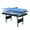 Blue B, variant on SEGMART 3 in 1 Folding Pool Table Dining Table Combo, Portable Billiards Table, Multifunctional Snooker Table, Table Games, and All Accessories Included, Black with Blue Felt