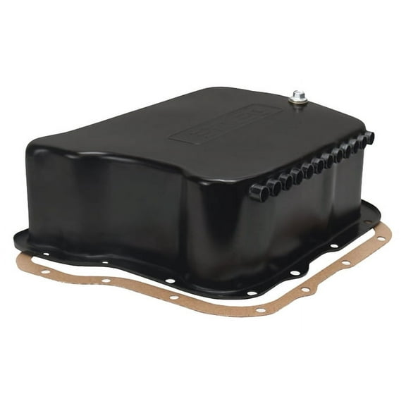 Derale Performance 14210 Transmission Cooling Pan for Dodge A518/A618, Black, 16 lb