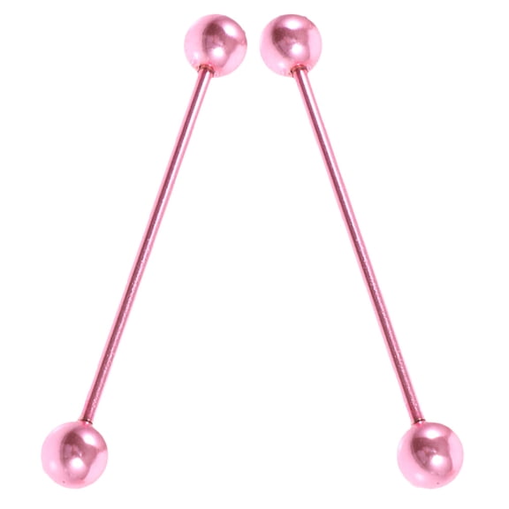 NICEXMAS Ear Piercing Earrings Industrial Jewelry For Women 2Pcs